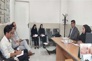 برگزاری جلسه  مسئولین مراکز خدمات جامع سلامت در شبکه بهداشت و درمان شهرستان رستم 