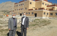بازدید معاون مدیر کل برنامه ریزی ، بودجه و پایش عملکرد وزارت بهداشت از ساختمان بیمارستان 64 تخت خوابی در حال ساخت مصیری ؛شهرستان رستم