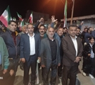 حضور کارکنان شبکه بهداشت و درمان شهرستان رستم در مراسم بیعت با مقام معظم رهبری